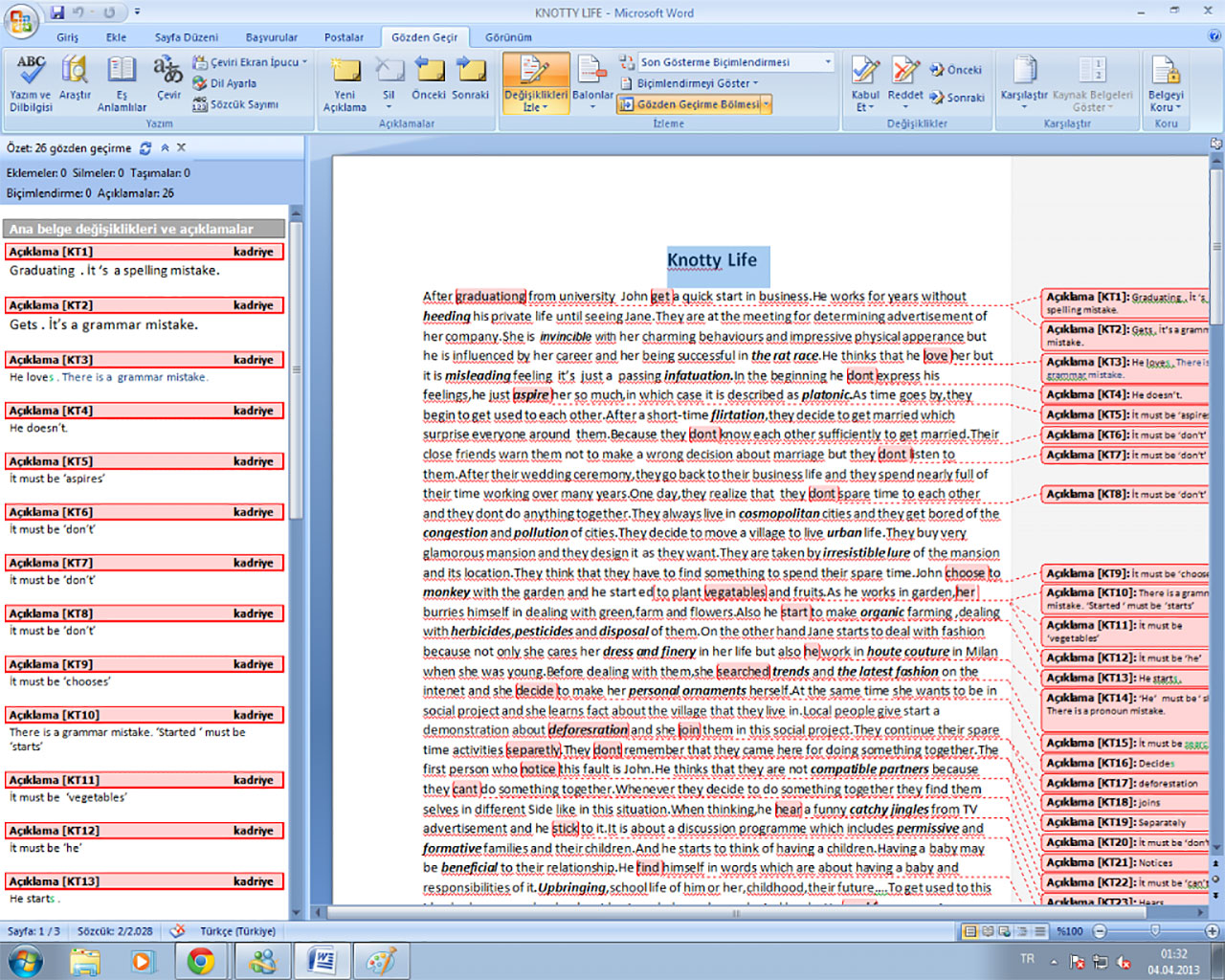 Easier than word track changes